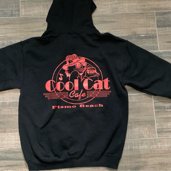Cool Cat Cafe Pismo Beach Hoodie - Picture 4 of 4